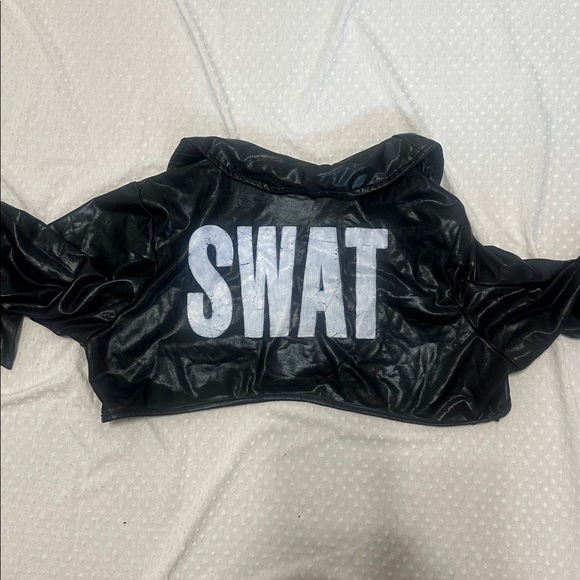 SWAT Police Body Shaper Halloween Costume Women's LARGE 12 14 - Picture 7 of 9
